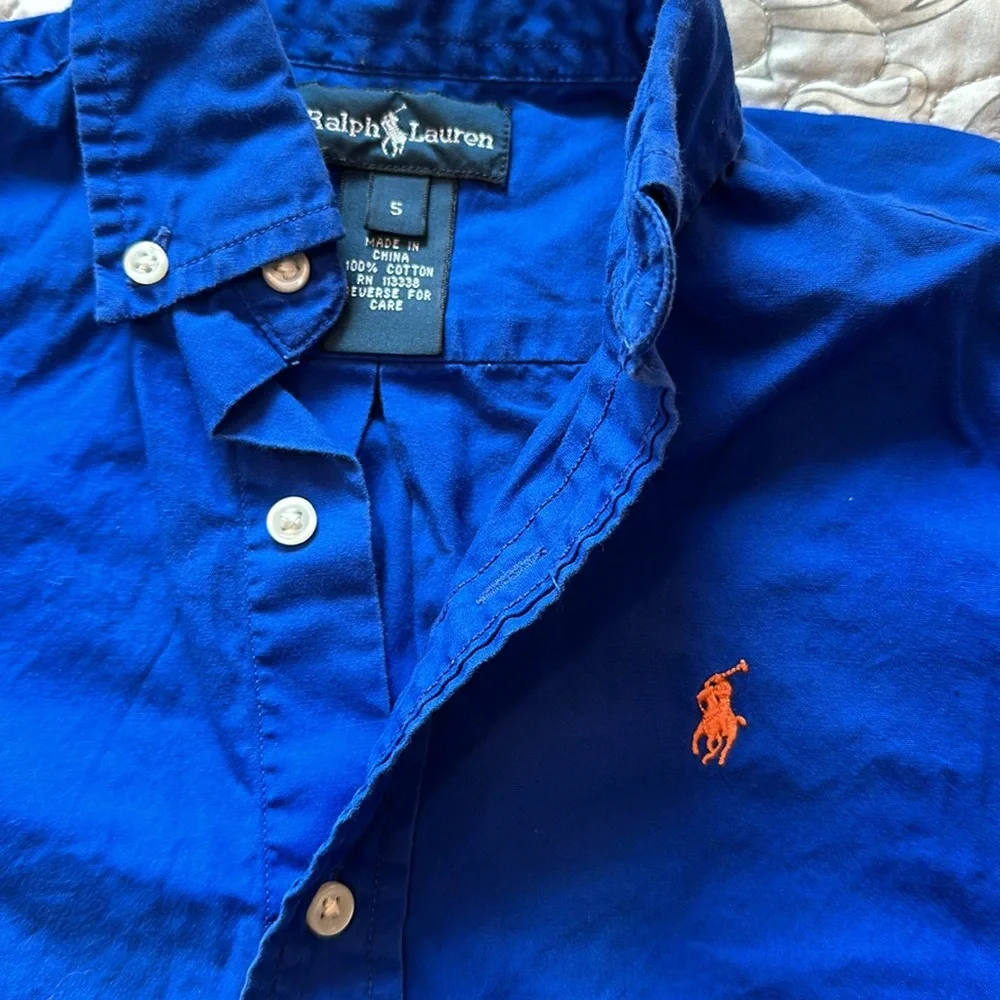 Ralph Lauren blue button up